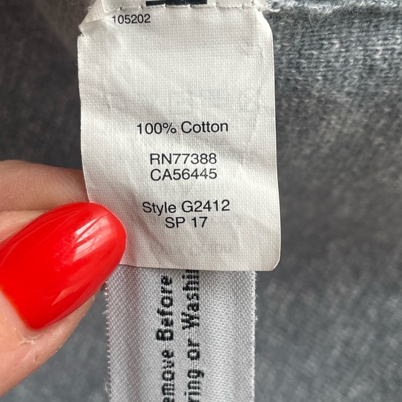 MADEWELL • Grey Laced-Back Pullover Sweater - Picture 15 of 16